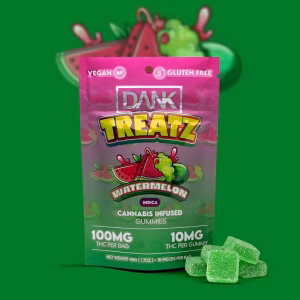 DANK TREATZ - WATERMELON - 100MG GUMMIES